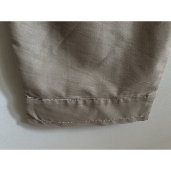 Horny Toad Casual Chino Pants 14 High Rise Beige Flat Front Wide Leg Y2k Outdoor - Picture 7 of 12